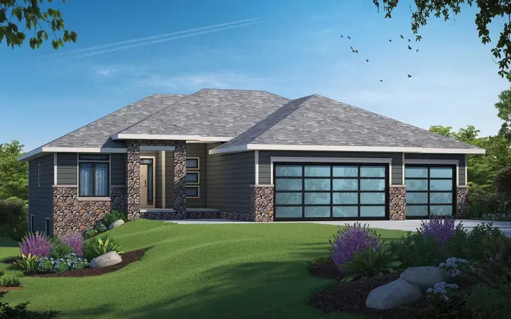 Traditional house plans 10-1967 - front exterior, 1,861 sq ft, 3 bed, 2 bath house plans | Monster House Plans