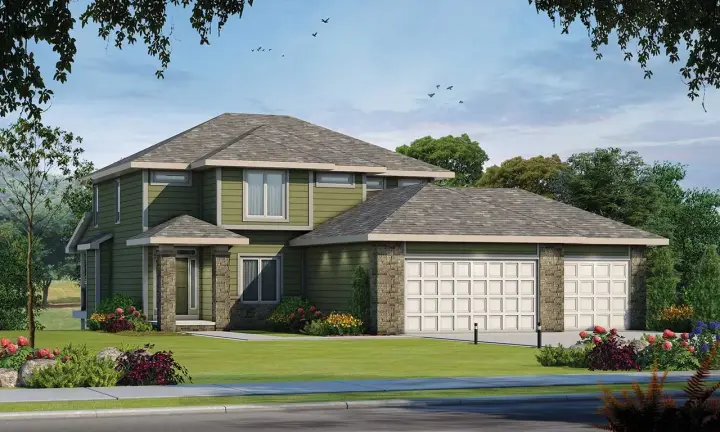 Traditional house plans 10-1983 - front exterior, 3,296 sq ft, 5 bed, 3 bath house plans | Monster House Plans