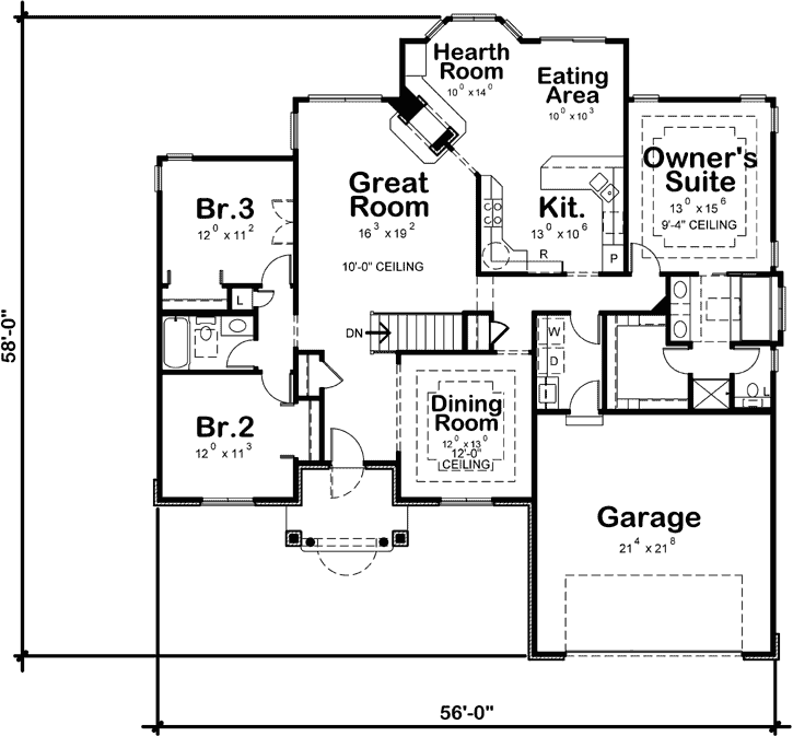 Main Floor Plan: 10-200