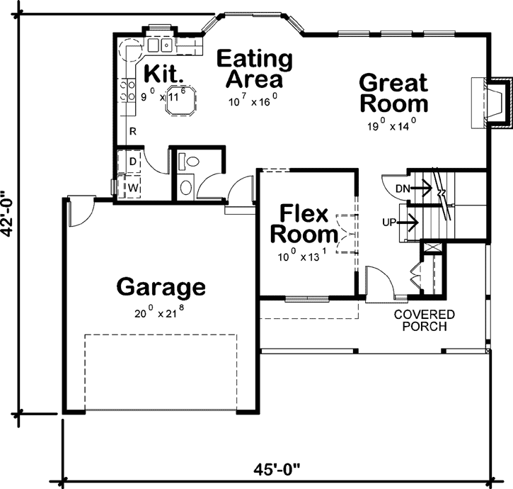 Main Floor Plan: 10-201