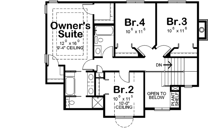 Upper/Second Floor Plan: 10-201