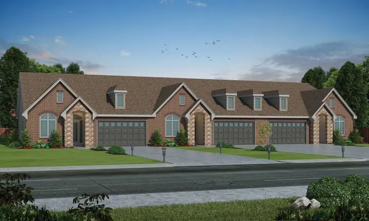 French Country house plans 10-2022 - front exterior, 5,226 sq ft, 9 bed, 6 bath house plans | Monster House Plans