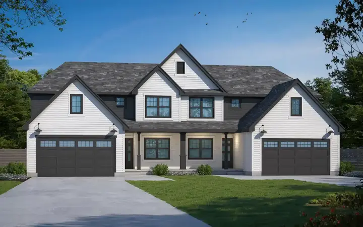 Modern Farmhouse house plans 10-2060 - front exterior, 2,934 sq ft, 6 bed, 4 bath house plans | Monster House Plans