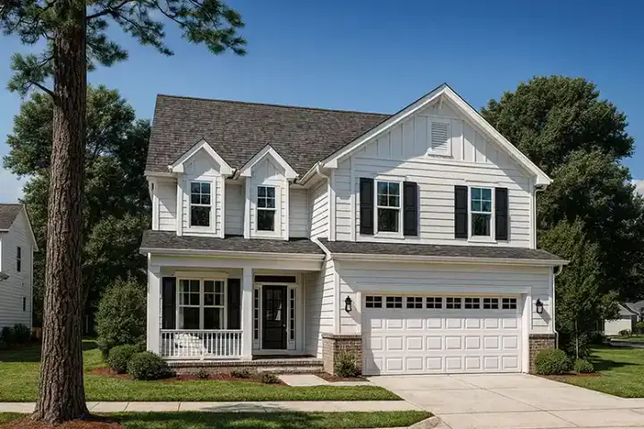 Traditional house plans 10-2093 - front exterior, 2,449 sq ft, 4 bed, 3 bath house plans | Monster House Plans