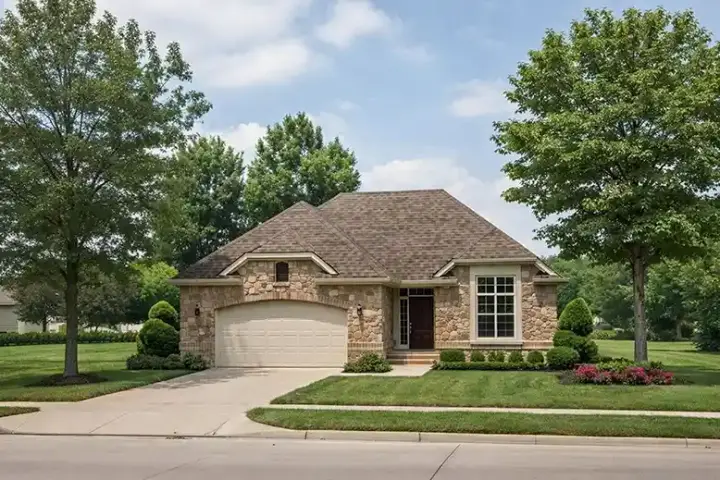 French Country house plans 10-2101 - front exterior, 1,596 sq ft, 2 bed, 2 bath house plans | Monster House Plans