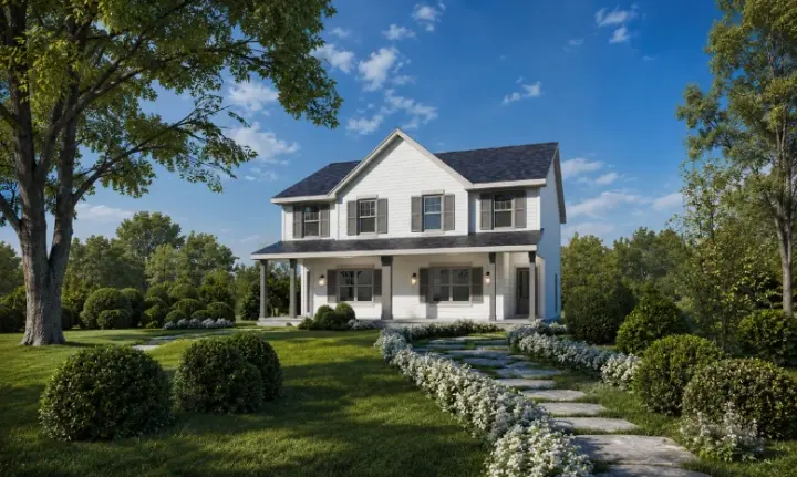 Traditional house plans 10-2102 - front exterior, 2,868 sq ft, 6 bed, 4 bath house plans | Monster House Plans