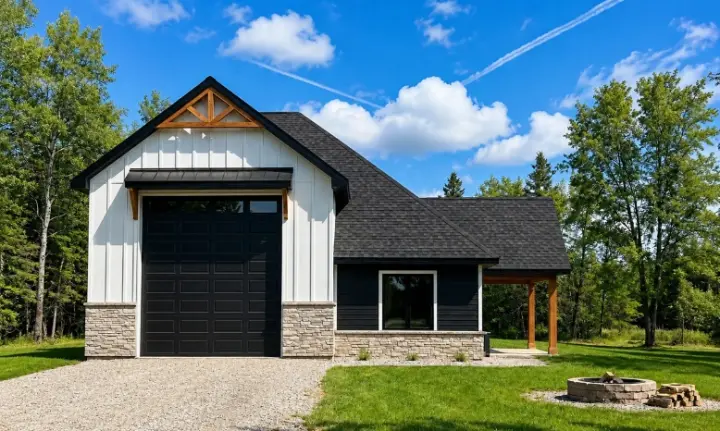 Barndominium house plans 10-2119 - front exterior, 510 sq ft, 1 bed, 1 bath house plans | Monster House Plans