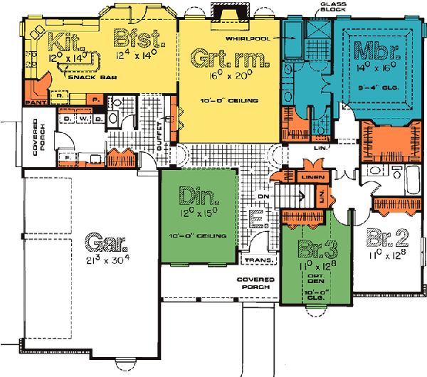 Main Floor Plan: 10-443