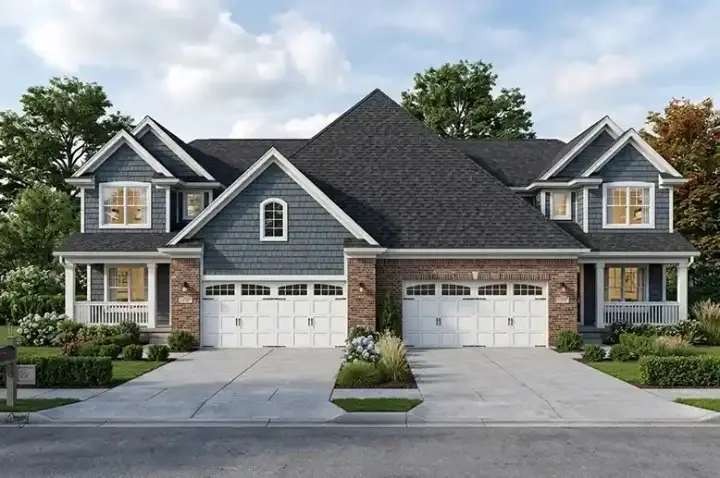 Traditional house plans 10-856 - front exterior, 3,282 sq ft, 6 bed, 4 bath house plans | Monster House Plans