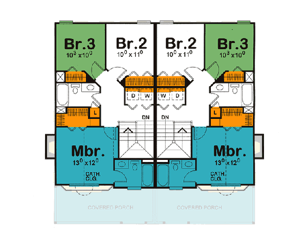 Upper/Second Floor Plan:10-862