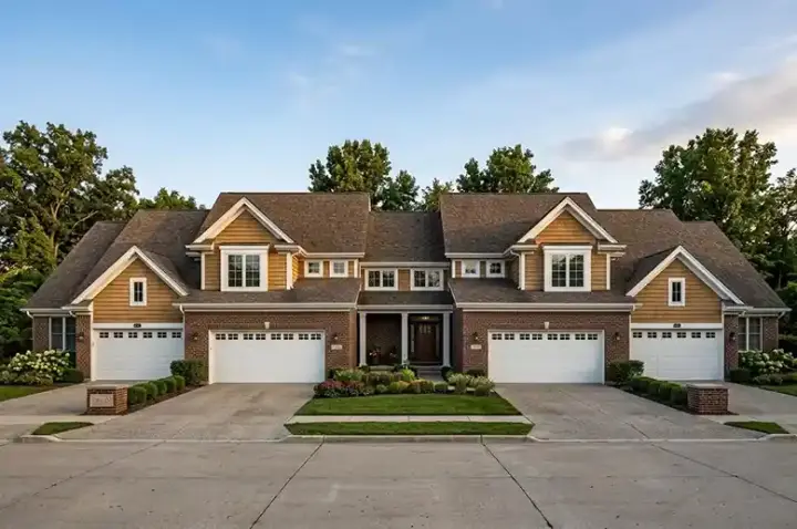 Traditional house plans 10-863 - front exterior, 6,516 sq ft, 9 bed, 9 bath house plans | Monster House Plans