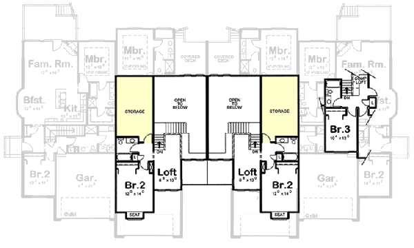 Upper/Second Floor Plan: 10-863