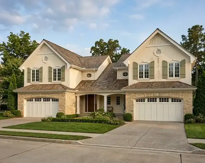 European house plans 10-865 - front exterior, 4,004 sq ft, 8 bed, 6 bath house plans | Monster House Plans