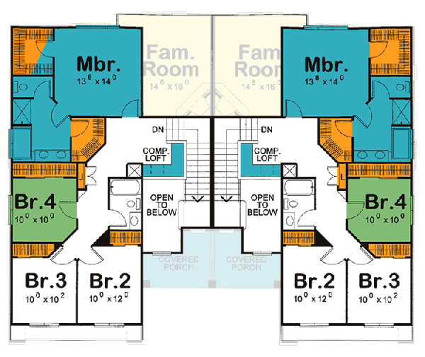 Upper/Second Floor Plan: 10-865