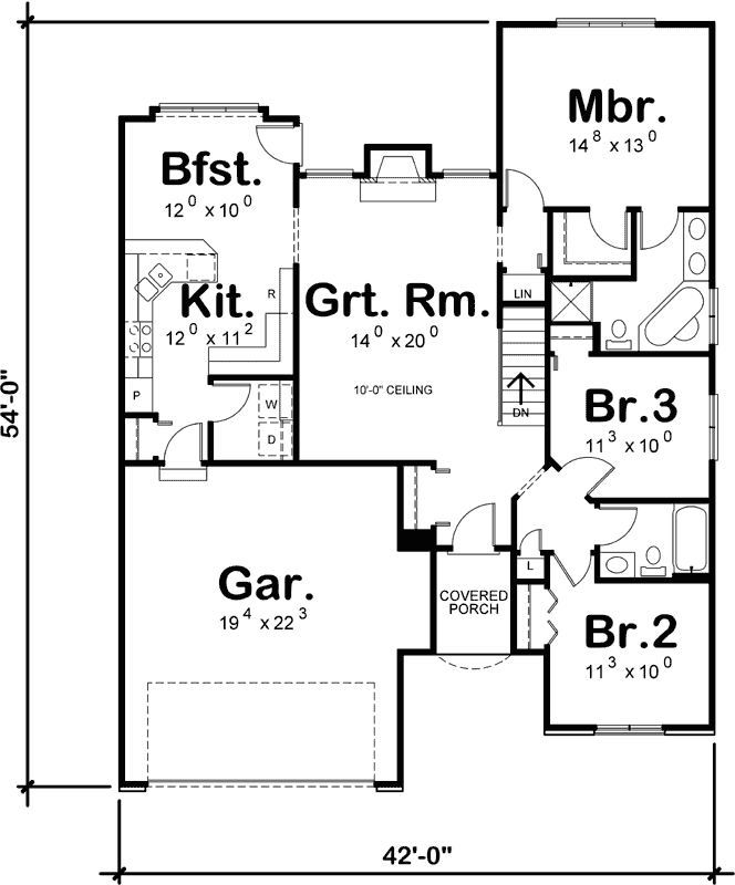 Main Floor Plan: 10-879