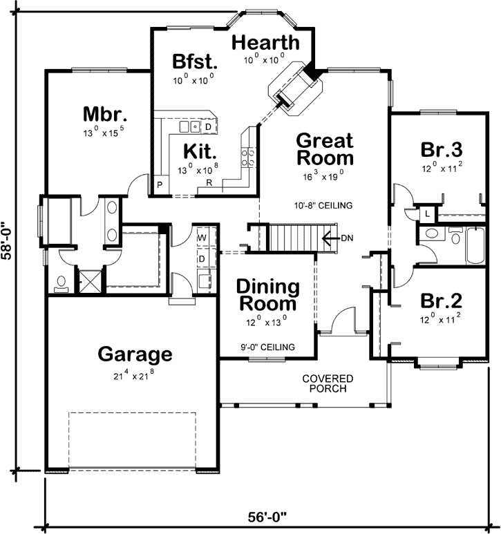 Main Floor Plan: 10-885