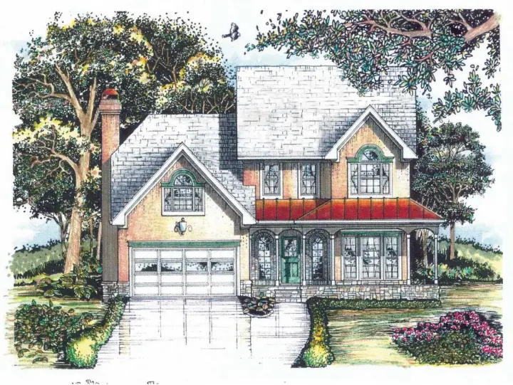 Country house plans 101-107 - front exterior, 2,714 sq ft, 3 bed, 2 bath house plans | Monster House Plans