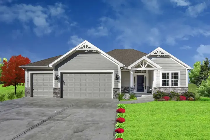 Traditional house plans 101-110 - front exterior, 1,658 sq ft, 3 bed, 2 bath house plans | Monster House Plans