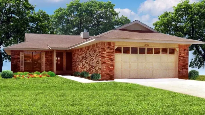 Traditional house plans 101-114 - front exterior, 1,634 sq ft, 3 bed, 3 bath house plans | Monster House Plans