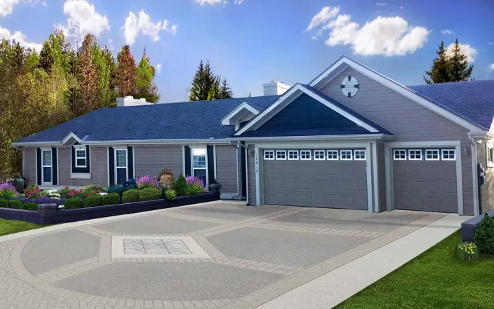 Traditional house plans 101-119 - front exterior, 2,466 sq ft, 4 bed, 3 bath house plans | Monster House Plans