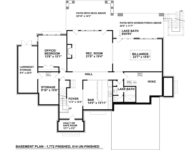 Lower Floor Plan: 102-101