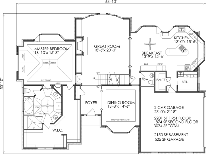 Main Floor Plan: 102-102