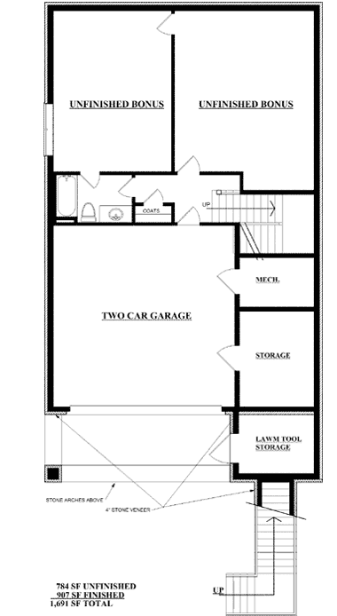 Lower Floor Plan:102-107