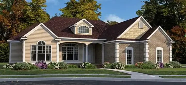 Southern house plans 103-101 - front exterior, 3,257 sq ft, 4 bed, 3 bath house plans | Monster House Plans