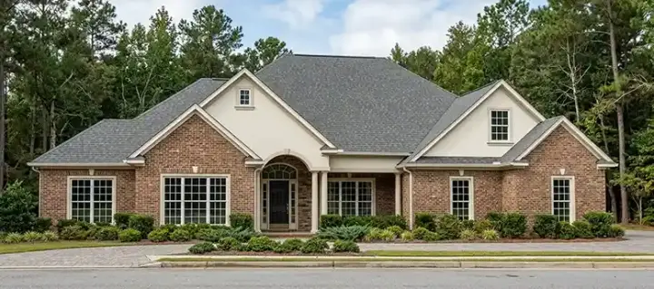 Traditional house plans 103-116 - front exterior, 2,824 sq ft, 4 bed, 2 bath house plans | Monster House Plans