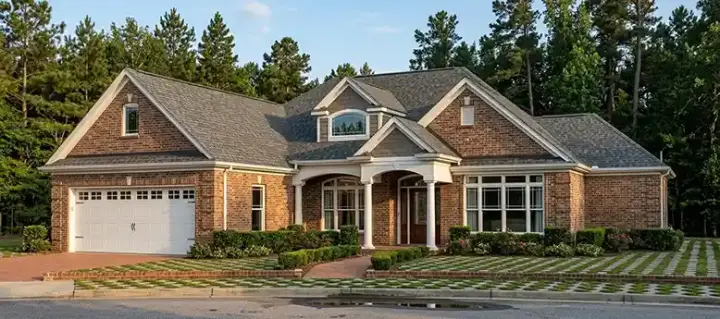 Southern house plans 103-120 - front exterior, 1,979 sq ft, 3 bed, 2 bath house plans | Monster House Plans