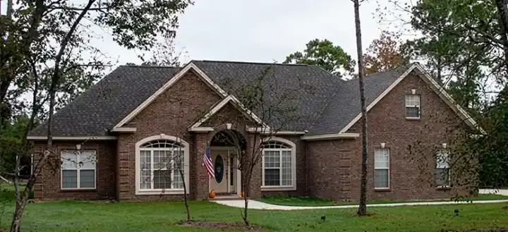 Traditional house plans 103-121 - front exterior, 2,392 sq ft, 3 bed, 2 bath house plans | Monster House Plans
