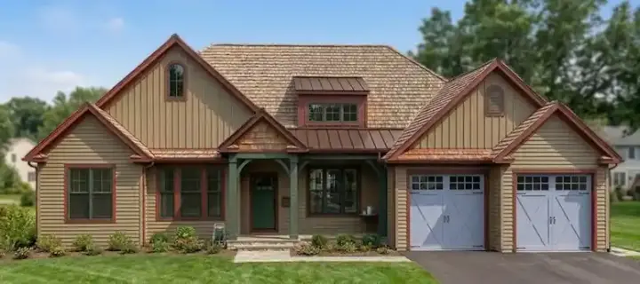 Traditional house plans 103-127 - front exterior, 2,326 sq ft, 3 bed, 2 bath house plans | Monster House Plans