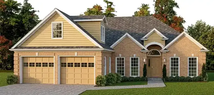 Southern house plans 103-131 - front exterior, 1,872 sq ft, 3 bed, 2 bath house plans | Monster House Plans