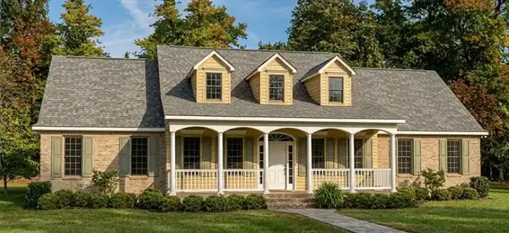Country house plans 103-135 - front exterior, 2,773 sq ft, 3 bed, 3 bath house plans | Monster House Plans