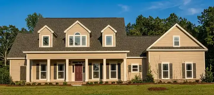 Country house plans 103-140 - front exterior, 2,649 sq ft, 4 bed, 3 bath house plans | Monster House Plans