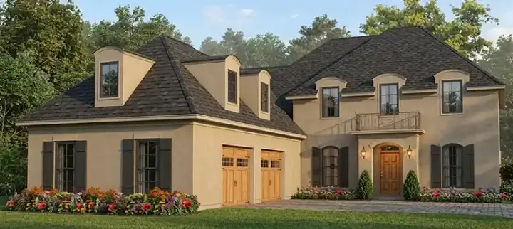 Mediterranean house plans 103-182 - front exterior, 3,145 sq ft, 4 bed, 3 bath house plans | Monster House Plans
