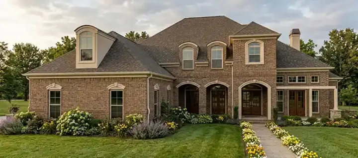 European house plans 103-183 - front exterior, 3,459 sq ft, 3 bed, 4 bath house plans | Monster House Plans
