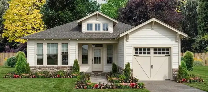 Craftsman house plans 103-228 - front exterior, 1,389 sq ft, 2 bed, 2 bath house plans | Monster House Plans