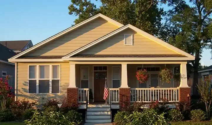 Craftsman house plans 103-229 - front exterior, 1,337 sq ft, 2 bed, 2 bath house plans | Monster House Plans