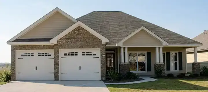 Traditional house plans 103-239 - front exterior, 1,763 sq ft, 3 bed, 2 bath house plans | Monster House Plans