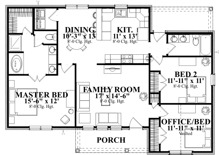 Main Floor Plan: 103-270