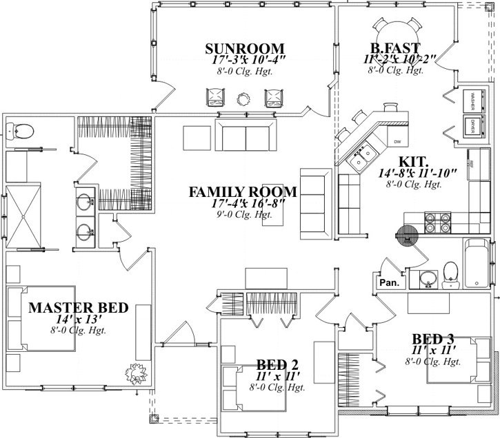 Main Floor Plan: 103-278