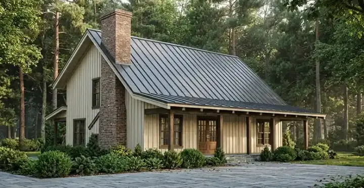 Country house plans 103-280 - front exterior, 2,319 sq ft, 3 bed, 2 bath house plans | Monster House Plans