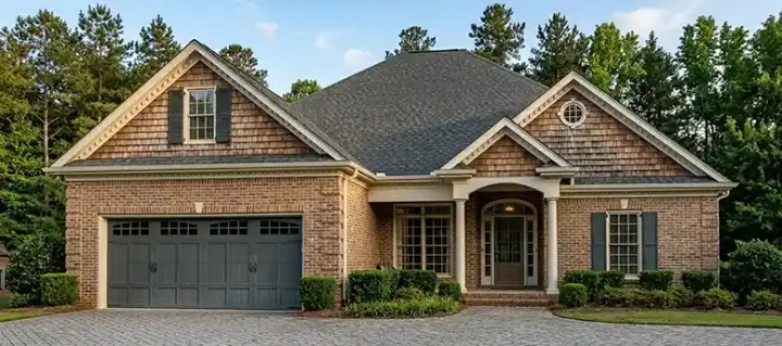 Traditional house plans 103-281 - front exterior, 1,797 sq ft, 3 bed, 2 bath house plans | Monster House Plans