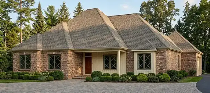 Traditional house plans 103-289 - front exterior, 2,901 sq ft, 4 bed, 3 bath house plans | Monster House Plans
