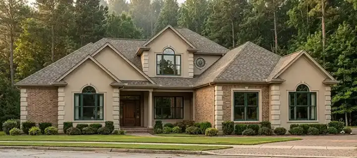Southern house plans 103-292 - front exterior, 3,649 sq ft, 4 bed, 3 bath house plans | Monster House Plans