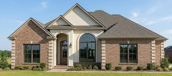 Southern house plans 103-306 - front exterior, 1,650 sq ft, 3 bed, 2 bath house plans | Monster House Plans