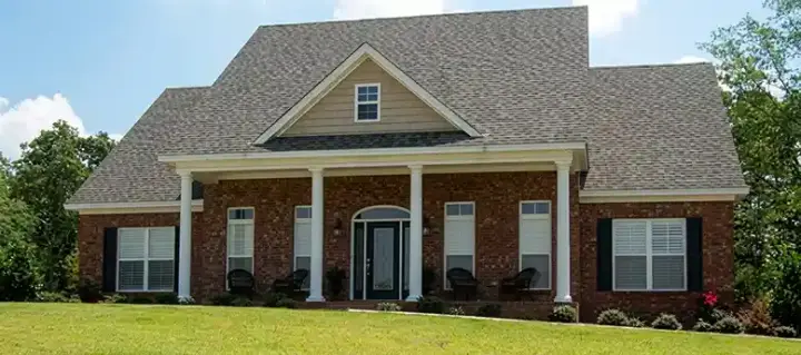 Country house plans 103-317 - front exterior, 2,711 sq ft, 5 bed, 3 bath house plans | Monster House Plans