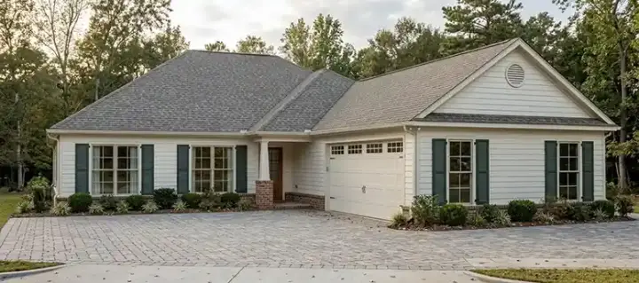 Traditional house plans 103-326 - front exterior, 1,850 sq ft, 3 bed, 2 bath house plans | Monster House Plans