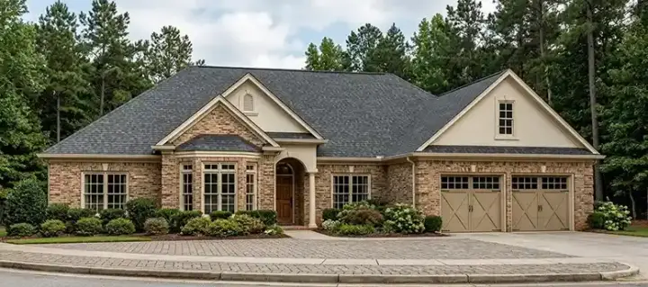 Traditional house plans 103-329 - front exterior, 2,047 sq ft, 4 bed, 2 bath house plans | Monster House Plans